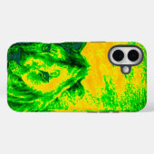 ナイトビジョンライオンアート蛍光プリント Case-Mate iPhoneケース (裏面 (横))