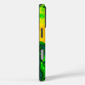 ナイトビジョンライオンアート蛍光プリント Case-Mate iPhoneケース (裏面 / 右)