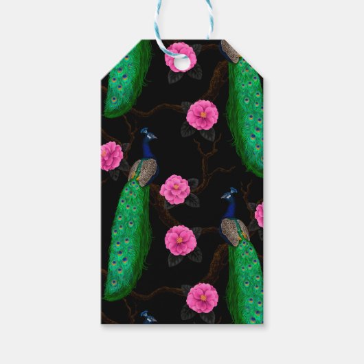 ナイトピーコック庭園 ギフトタグ (正面)