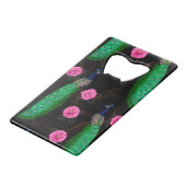 ナイトピーコック庭園 クレジットカード栓抜き (正面アングル)