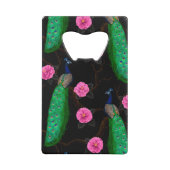 ナイトピーコック庭園 クレジットカード栓抜き (裏面)