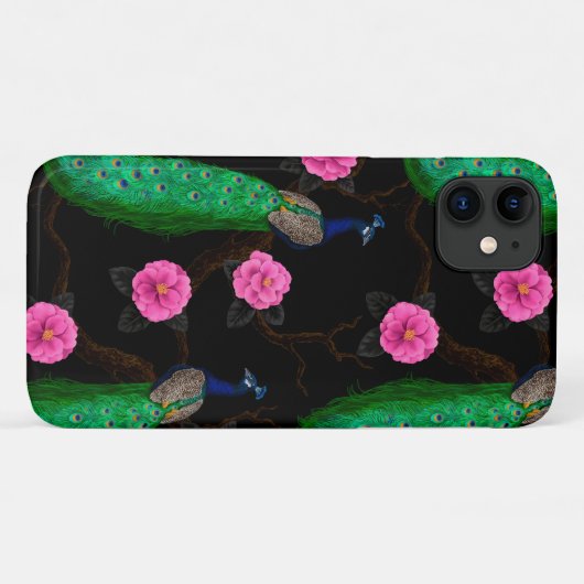 ナイトピーコック庭園 Case-Mate iPhoneケース (裏面(横))