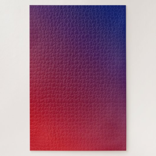 ナイトファイア明るい赤から濃い青のグラデーション ジグソーパズル (縦)