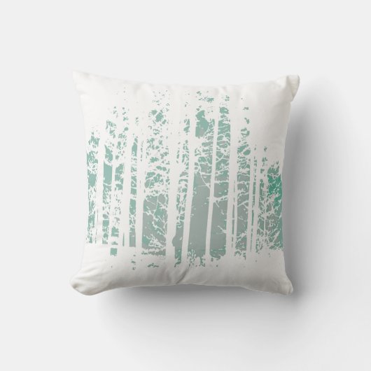 ナイトフォレストツリーズ&自然アート クッション (正面)
