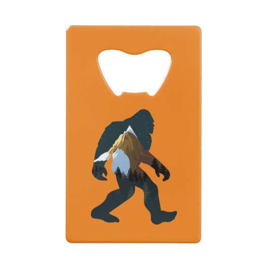 ナイトフォレストビッグフット クレジットカード栓抜き (正面)