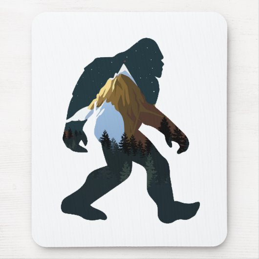 ナイトフォレストビッグフット マウスパッド (正面)