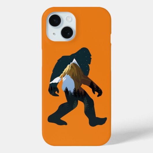 ナイトフォレストビッグフット Case-Mate iPhoneケース (裏面)