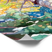 ナイトフォレストランドスケープホームデコールポスター ポスター (角)