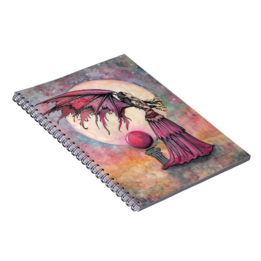 ナイトフォールフェアリーファンタジーアートバイモリーハリソン ノートブック (右側)