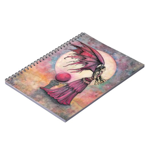 ナイトフォールフェアリーファンタジーアートバイモリーハリソン ノートブック (左側)