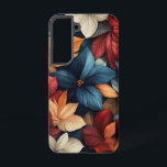 ナイトフォールフローラ SAMSUNG GALAXY S22ケース<br><div class="desc">鮮やかな黒い背景にフローラバーストを伴う。</div>