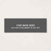 ナイトフクロウのしおり (裏面)