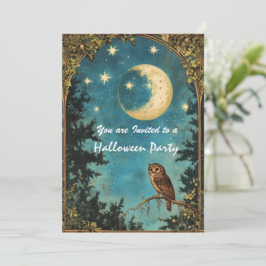 ナイトフクロウフルムーンハローウィンパーティ 招待状 (スタンド正面)