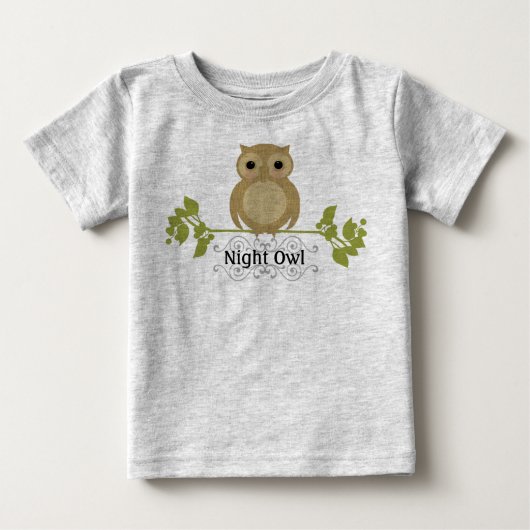 ナイトフクロウベビー ベビーTシャツ (正面)
