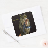 ナイトフクロウ スクエアシール (封筒)