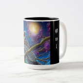 ナイトフクロウ ツートーンマグカップ (正面右)