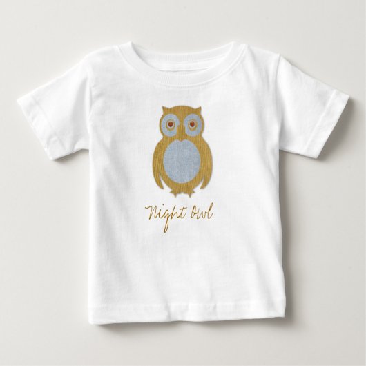 ナイトフクロウ ベビーTシャツ (正面)