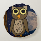 ナイトフクロウ ラウンドクッション (裏面)