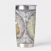 ナイトフクロウ 保温保冷タンブラー (左面)