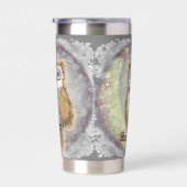 ナイトフクロウ 保温保冷タンブラー (右面)