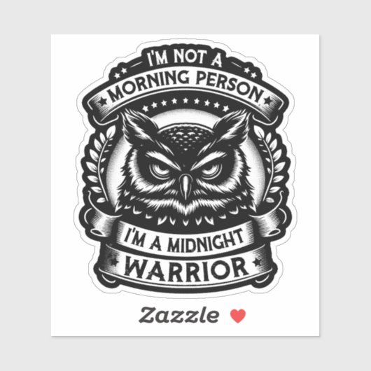 ナイトフクロウ – midnight warrior シール (シート)