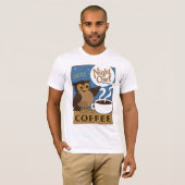 ナイトフクロコーヒー Tシャツ (正面フル)