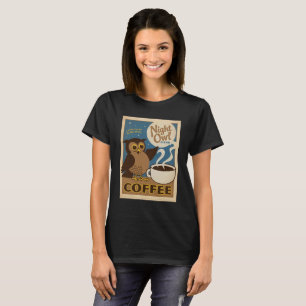 ナイトフクロコーヒー Tシャツ