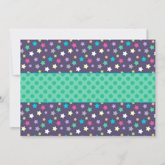 ナイトフールズスリーポバーバースデーパーティーの招待 招待状 (裏面)