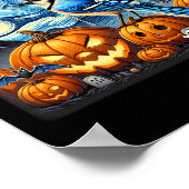 ナイトブルージェイハロウィーン ポスター (角)