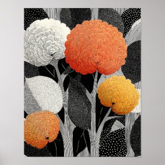 ナイトブルーム#5 - 4x5 デジタルダウンロード ポスター