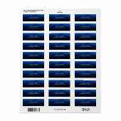 ナイトブルーユニークスペシャルプロフェッショナル ラベル (フルシート)