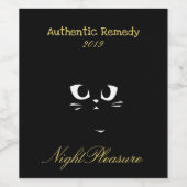 ナイトプレジャープライベートブランド ワインラベル (シングルラベル)