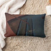 ナイトプール抽象芸術 ランバークッション (ブランケット)