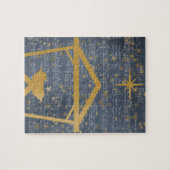 ナイトベビー静かイエスインザマンジャー出生 ジグソーパズル (横)