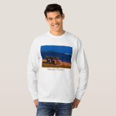 ナイトベンチ招待状に座る長袖シャツ Tシャツ (正面フル)