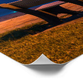 ナイトベンチ招待状に座る ポスター (角)