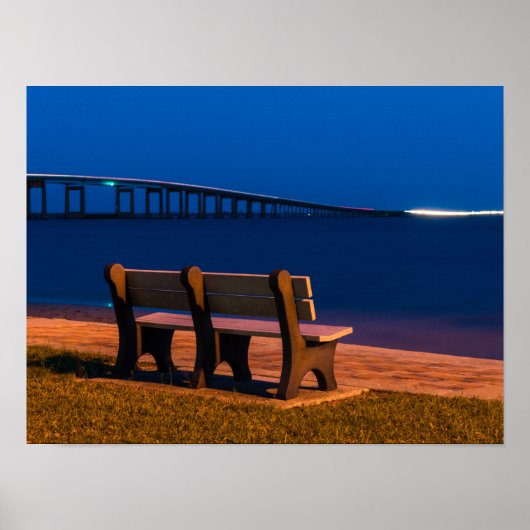 ナイトベンチ招待状に座る ポスター (正面)