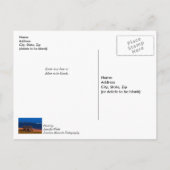 ナイトベンチ考える招待状 ポストカード (裏面)