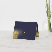 ナイトホリ静かーナイト金ゴールドブラックホリデーカード シーズンカード (裏面)