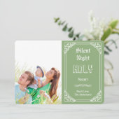 ナイトホ静かリーシャルボードタイポグラフィフォトカード シーズンカード (スタンド正面)