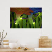 ナイトポスターのグローワーム ポスター (キッチン)