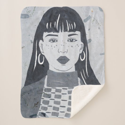 ナイトポートレート シェルパブランケット (正面)