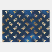 ナイトミスタントー静かクリスマスラッピング紙 ラッピングペーパーシート (正面3)