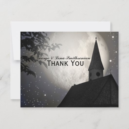 ナイトムーンカントリー教会 サンキューカード (正面)