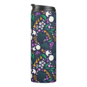 ナイトムーンガーデンフローラ植物模様 タンブラー (回転右)