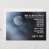 ナイトムーンフォレスト幽霊のよく出る招待状 招待状 (正面)