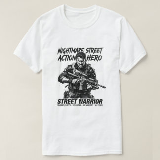 ナイトメアストリート・アクションヒーロー・タクティカルウォリアー Tシャツ