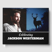 ナイトメモリアルゲストブックでのバックシルエット ゲストブック (正面)