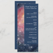 ナイトモダンスカイ銀河系ブルーパープルレッド プログラム (正面/裏面)