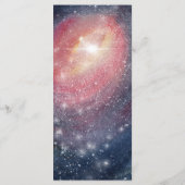 ナイトモダンスカイ銀河系ブルーパープルレッド メニュー (裏面)